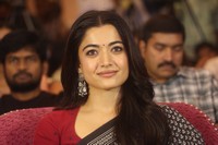 Rashmika Mandanna Black Saree Pics